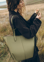PLNE - Cyme Tote - Textured Linden